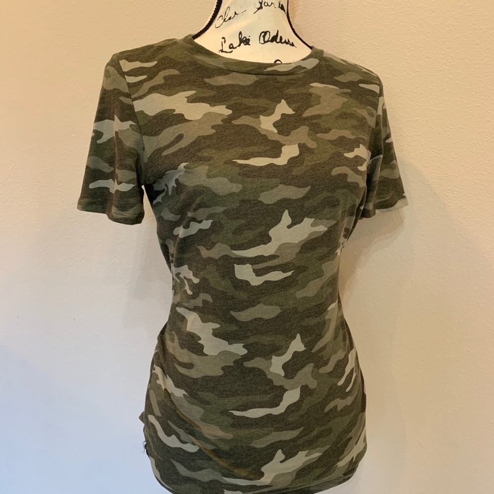 Pink Victoria’s Secret Camo Tee Camouflage T Shirt